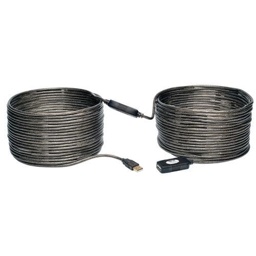 Cavo elettrico di prolungamento - U026-20M - TRIPPLITE - USB 2.0 / dritto / nero
