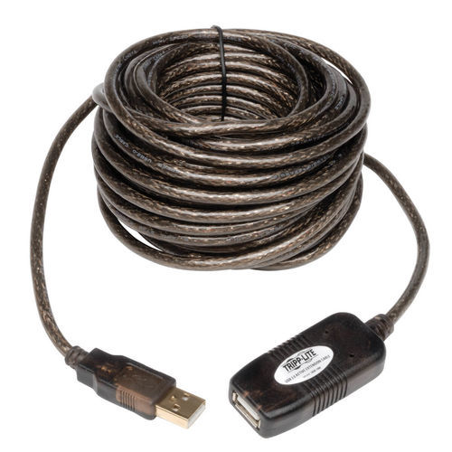 Cavo elettrico di prolungamento - U026-10M - TRIPPLITE - USB 2.0 / dritto / nero
