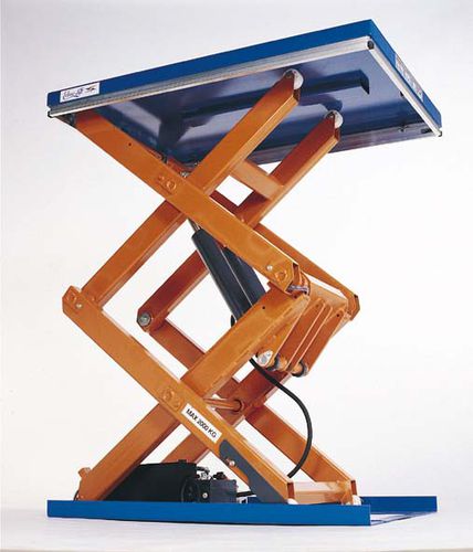 Tavola elevatrice a doppia forbice - Edmolift UK Ltd - idraulica / stazionaria