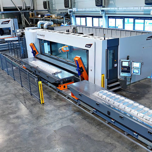 Centro di lavoro CNC 5 assi - CompactCell 100 series - bavius technologie gmbh - orizzontale / per alluminio / di taglio