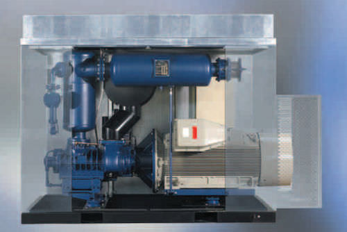 Gruppo compressore d'aria - RKR series - RKR Gebläse und Verdichter GmbH - a vite / stazionario