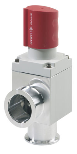 Valvola manuale - AVC series - Pfeiffer Vacuum+Fab Solutions - per gas / ad angolo retto / in acciaio inox
