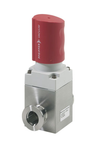 Valvola manuale - DVC series - Pfeiffer Vacuum+Fab Solutions - per aria compressa / in linea / in acciaio inossidabile