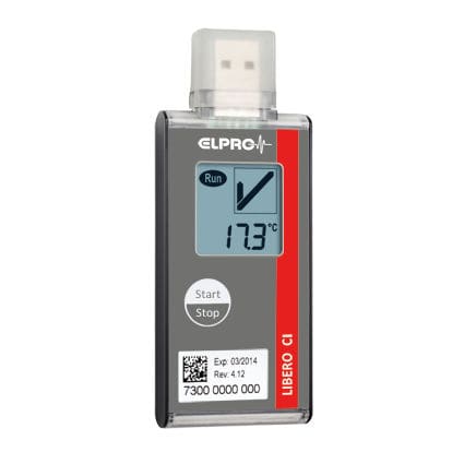 Indicatore di temperatura - LIBERO CI - ELPRO-BUCHS AG - display LCD / con allarme / USB