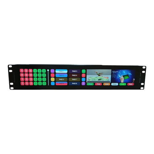 HMI con touch screen multitouch - DM-163GN-MPXR03 - Densitron Technologies - per rack / x86 / Ethernet