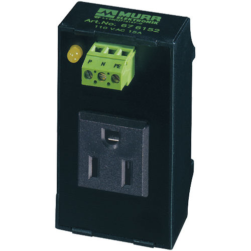 Presa elettrica su guida DIN - MSVD series  - MURRELEKTRONIK - da incasso