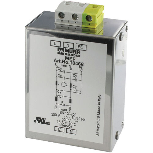 Filtro elettronico passa-basso - MEF series - MURRELEKTRONIK - attivo / monofase / su guida DIN