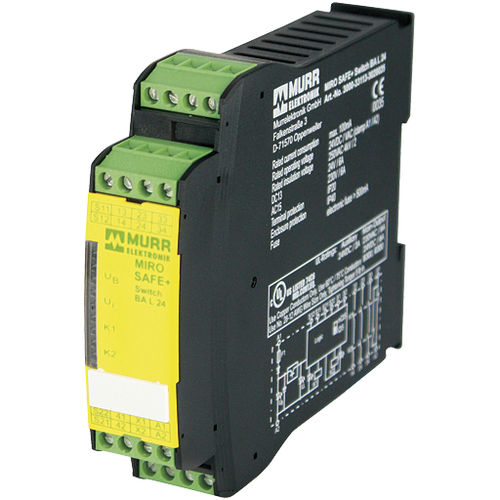 Relè di sicurezza di arresto di emergenza - MIRO SAFE+ SWITCH BA L 24  - MURRELEKTRONIK - su guida DIN