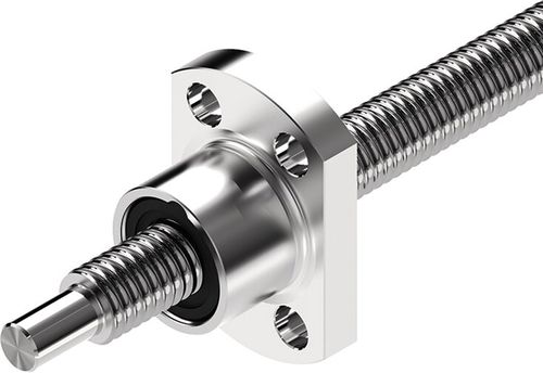 Dado flangiato - FEM-E series - Bosch Rexroth - Linear Motion Technology - in acciaio / filettato / per vite a sfera
