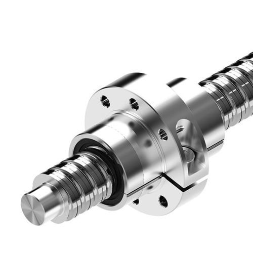Dado cilindrico - SEM-E series - Bosch Rexroth - Linear Motion Technology - flangiato / in metallo / per vite a sfera