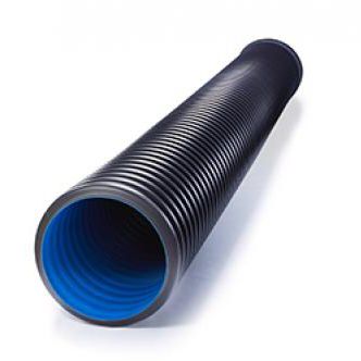 Tubo rigido per acqua - RD series - POLYPIPE - in polietilene PE / perforato / scanalato