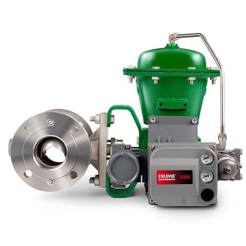 Valvola a sfera - Vee-Ball™ V150 - FISHER REGULATORS - a comando pneumatico / di controllo / con flangia