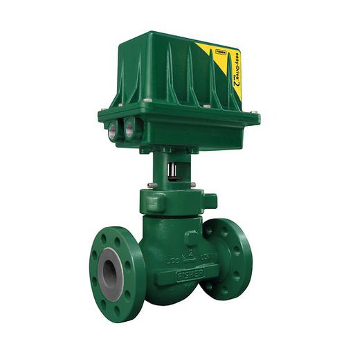 Valvola a globo - D4  - FISHER REGULATORS - a comando pneumatico / elettrica / per controllo di flusso