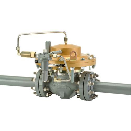 Regolatore e riduttore di pressione di gas - EZL  - FISHER REGULATORS - per gas naturale / a membrana / differenziale