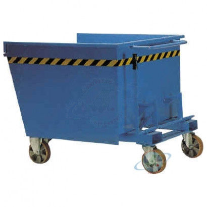Benna ribaltabile per carrello - BCRH - CARMECCANICA - con ruote