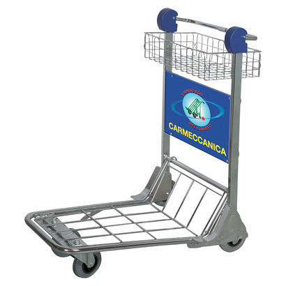 Carrello da trasporto - GEMINAX - CARMECCANICA - in acciaio inossidabile / a piattaforma / con piattaforma a griglia