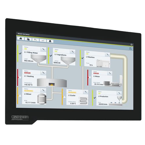 Panel PC di LCD - C1 series - Cannon-Automata - con schermo largo / 7" / 1280 x 1024