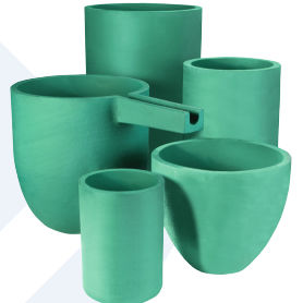 Crogiolo ceramica - Iso-Alustar e² - Morgan Molten Metal Systems - in carburo di silicio / in argilla-grafite