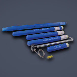 Filo termocoppia per cartografia di temperatura - Blue Lightning  - Morgan Molten Metal Systems - fascio di cavi
