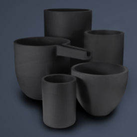 Crogiolo in carburo di silicio - Iso-Alustar Z2 - Morgan Molten Metal Systems - ceramica