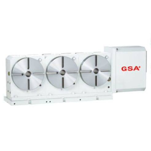 Tavola rotante azionata a motore - CNC-200R-3W - GSA TECHNOLOGY - orizzontale / per macchina utensile / CNC