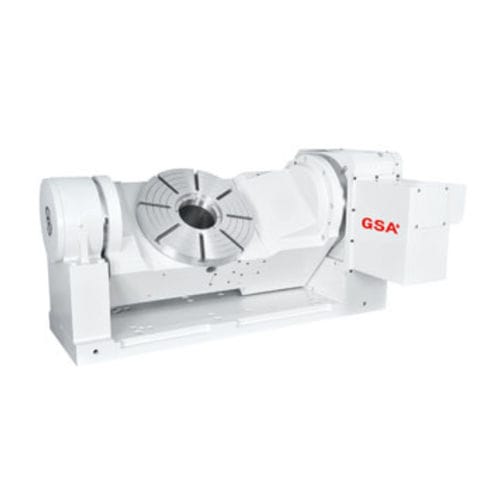 Tavola rotante azionata a motore - CNCT-320RS - GSA TECHNOLOGY - inclinabile / per macchina utensile / CNC