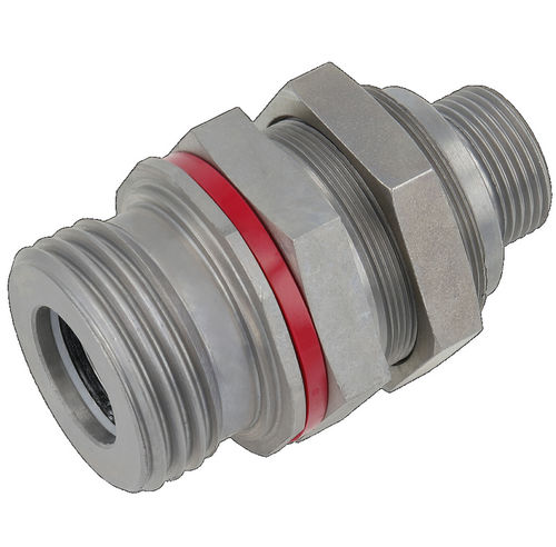 Raccordo pneumatico - RKF HL - HANSA FLEX AG - ad avvitamento / in acciaio / maschio-maschio