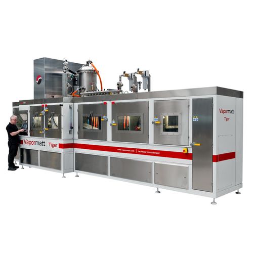 Cabina di sabbiatura di vapore - Tiger - Vapormatt - robotizzata / robusta / in acciaio inossidabile