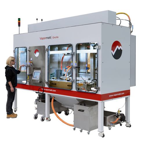 Cabina di sabbiatura umida - Oncilla - Vapormatt - robotizzata / robusta / in acciaio inossidabile