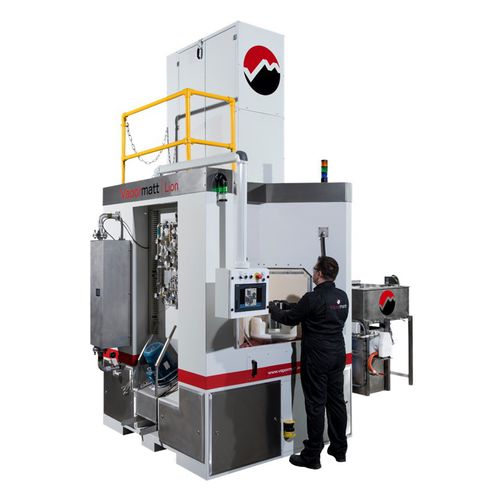 Cabina di sabbiatura umida - Lion Rotary - Vapormatt - automatica / robusta / in acciaio inossidabile