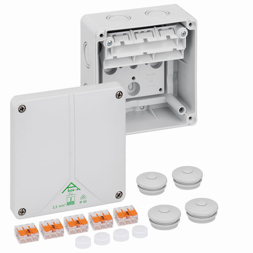 Scatola di derivazione da parete - Abox SL-2,5/4² - Spelsberg - senza alogeni / resistente alle intemperie / IP65