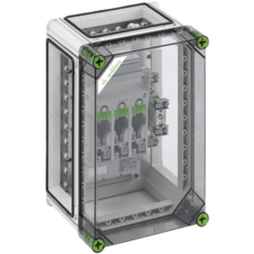 Scatola per interruttore-sezionatore a fusibile NH - GTT 101  - Spelsberg - a parete / rettangolare / in plastica