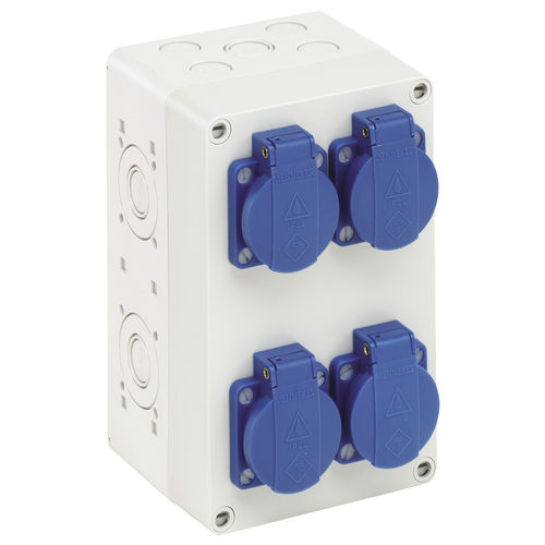 Scatola elettrica attrezzata - STG 004  - Spelsberg - a muro / in policarbonato / per distribuzione elettrica