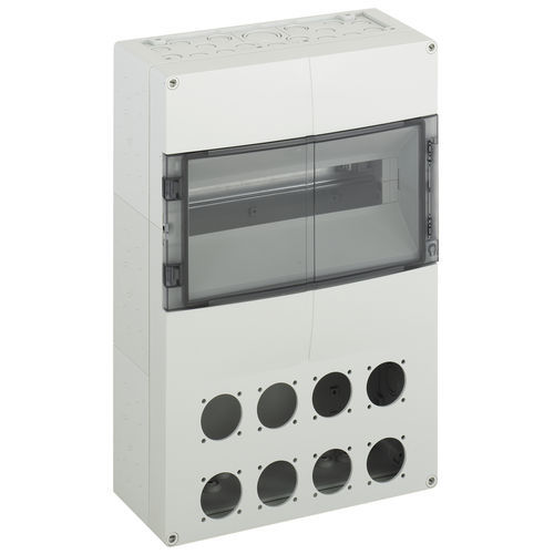 Scatola elettrica per distribuzione elettrica - AKi 14-1L  - Spelsberg - montaggio verticale / in policarbonato / con presa di corrente