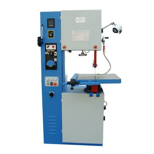 Sega a nastro - VS-400 - Tengzhou Tri-Union Machinery Co., Ltd. - verticale / per metalli / semiautomatica