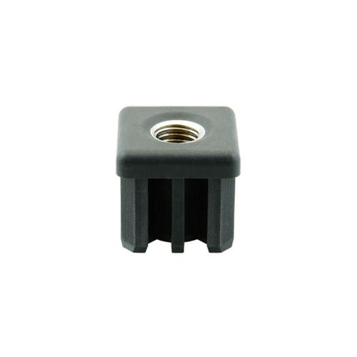 Inserto filettato - WDS 689 series - WDS Component Parts - in plastica / quadrato / per estremità di tubi rotondi