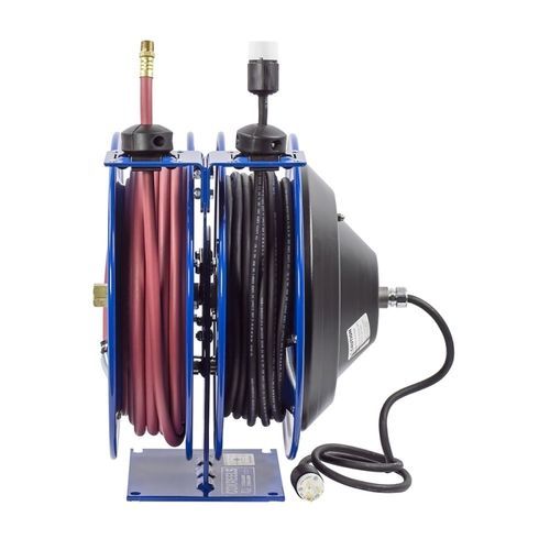 Avvolgitore per tubo - C AIR-ELECTRIC SERIES - Coxreels - a richiamo automatico / per acqua / per aria