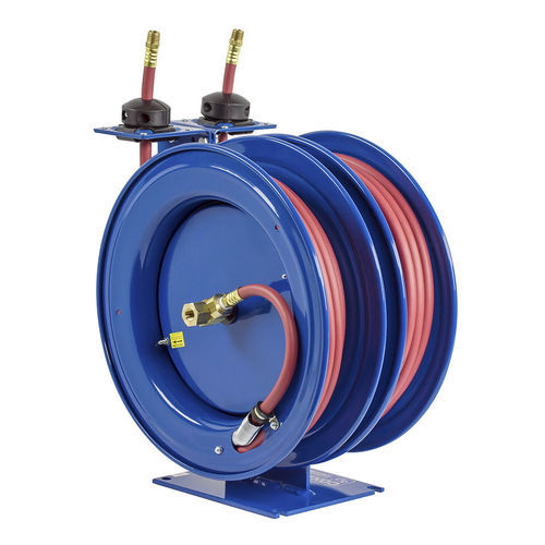 Avvolgitore per tubo pneumatico - C series - Coxreels - di cavi / a richiamo automatico / doppio