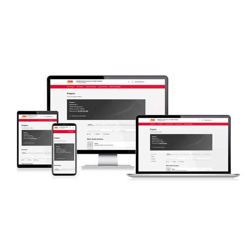 Software di interfaccia - myPERI - PERI - da cantiere / centralizzato