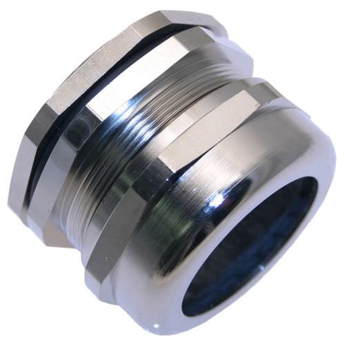 Pressacavo in ottone nichelato - MCGB-M63 - Mencom Corporation - IP68 / con schermatura EMC / antitrazione