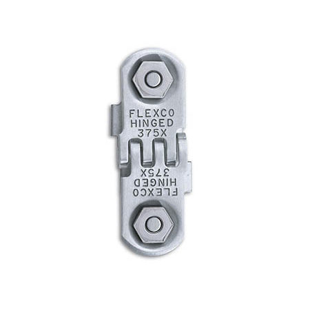 Giunzione di nastri trasportatori trasportatori giunzioni cerniere a bullone - 375X series - FLEXCO - in acciaio inossidabile / in rame / in silicone