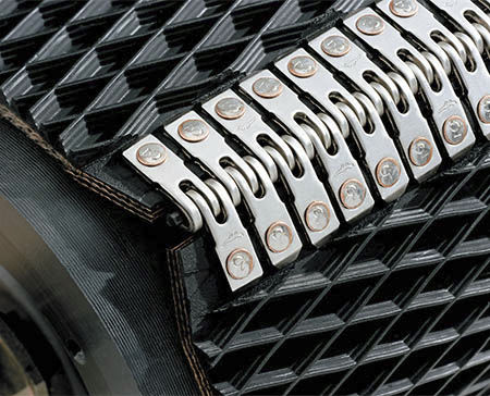 Giunzione di nastri trasportatori trasportatori giunzioni cerniere a rivetto - ALLIGATOR®  - FLEXCO - per carichi leggeri / in acciaio inossidabile