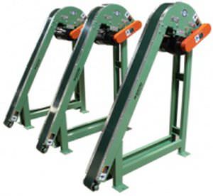 Trasportatore a nastro magnetico - BUNTING - inclinato / da trasporto / per pezzi