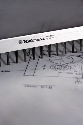 Spazzola antistatica - August Mink GmbH & Co. KG, Mink Bürsten - a listello / di protezione / metallica