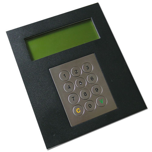 Tastiera numerica 12 tasti - NX523 - NICONIX - a muro / in acciaio inossidabile / RS-232