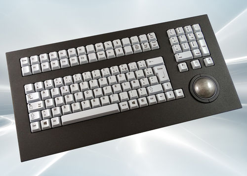 Tastiera da ufficio - NX515-65 - NICONIX - a tasti meccanici / 105 tasti / con trackball