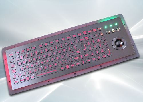 Tastiera da ufficio - NXN-KBB312-03 - NICONIX - a tasti meccanici / 104 tasti / con trackball