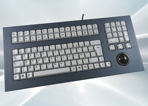 Tastiera da ufficio - NX-105TL-TB38-MODUL - NICONIX - a tasti meccanici / 105 tasti / con trackball