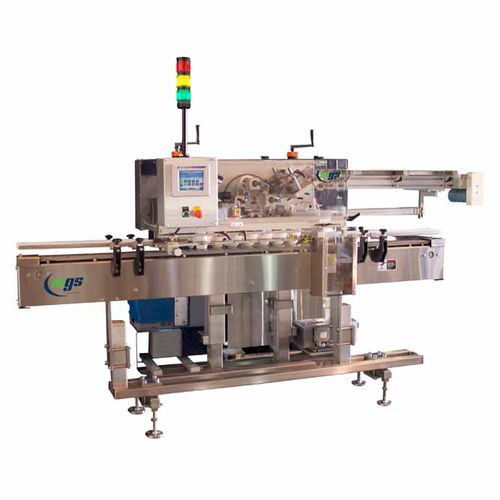 Macchina di etichettatura automatica - TopSerter II™ - MGS Machine Corporation - per l'industria farmaceutica / con colla termofusibile