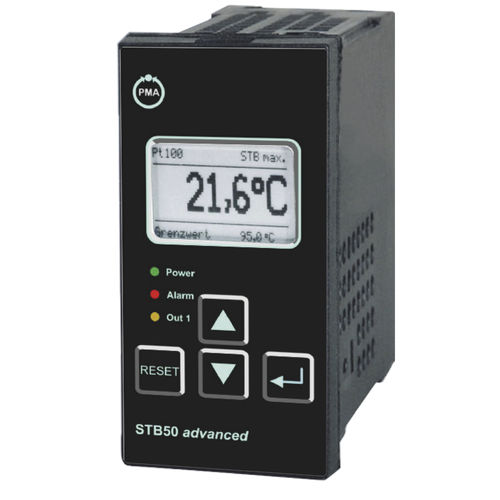 Limitatore di temperatura di sicurezza - STB 50 - West Control Solutions - con display LCD / per supervisione di processo / montato su pannello